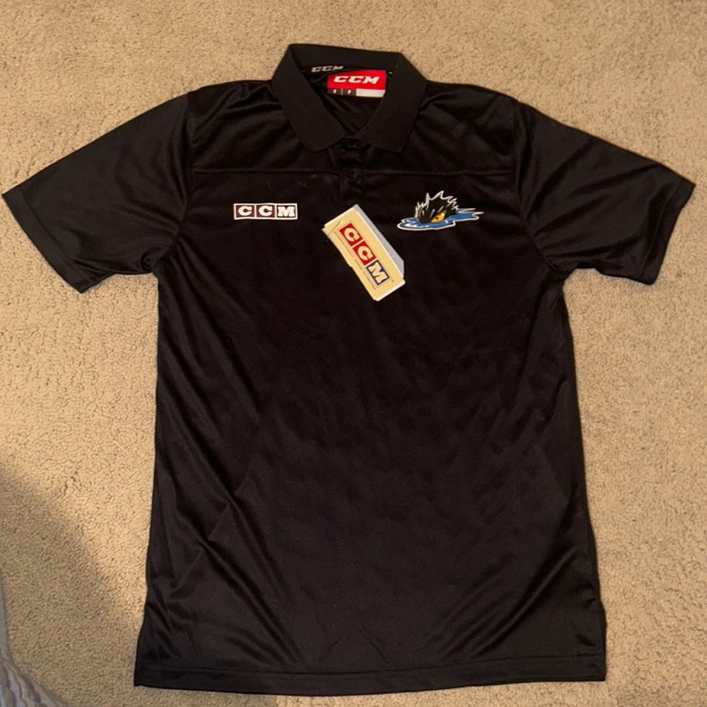 CCM Cleveland Monsters Hockey Collared Shirt
